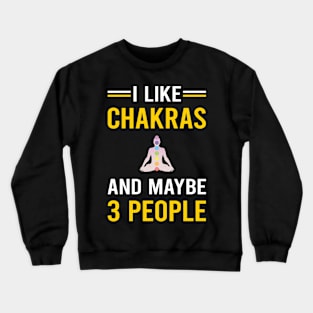 3 People Chakra Chakras Crewneck Sweatshirt